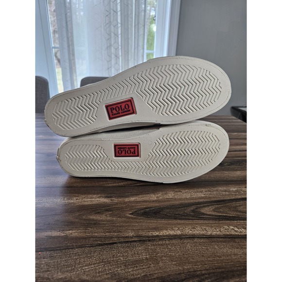 Polo Ralph Lauren Keaton Chukka Sneakers Hunter Navy Mid-Top Shoes Men's Size 12 - Picture 7 of 11